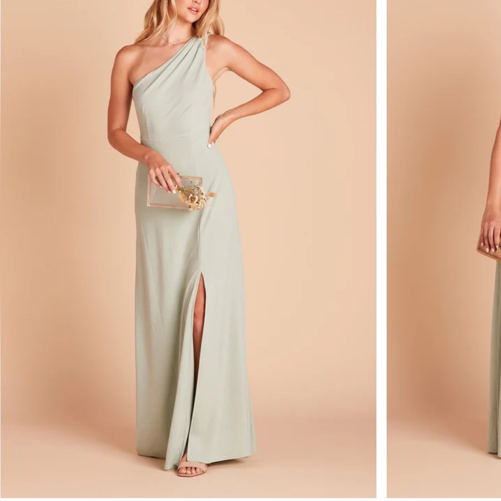 Birds Grey - Kira Dress - Crepe Sage